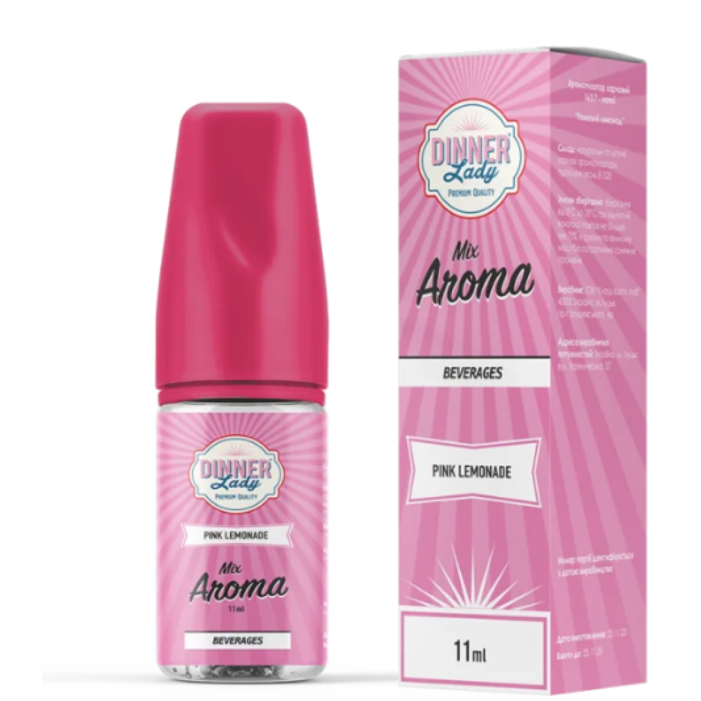 Ароматизатор Dinner Lady Pink Lemonade (Рожевий Лимонад) 30ml - Dinner Lady 30ml