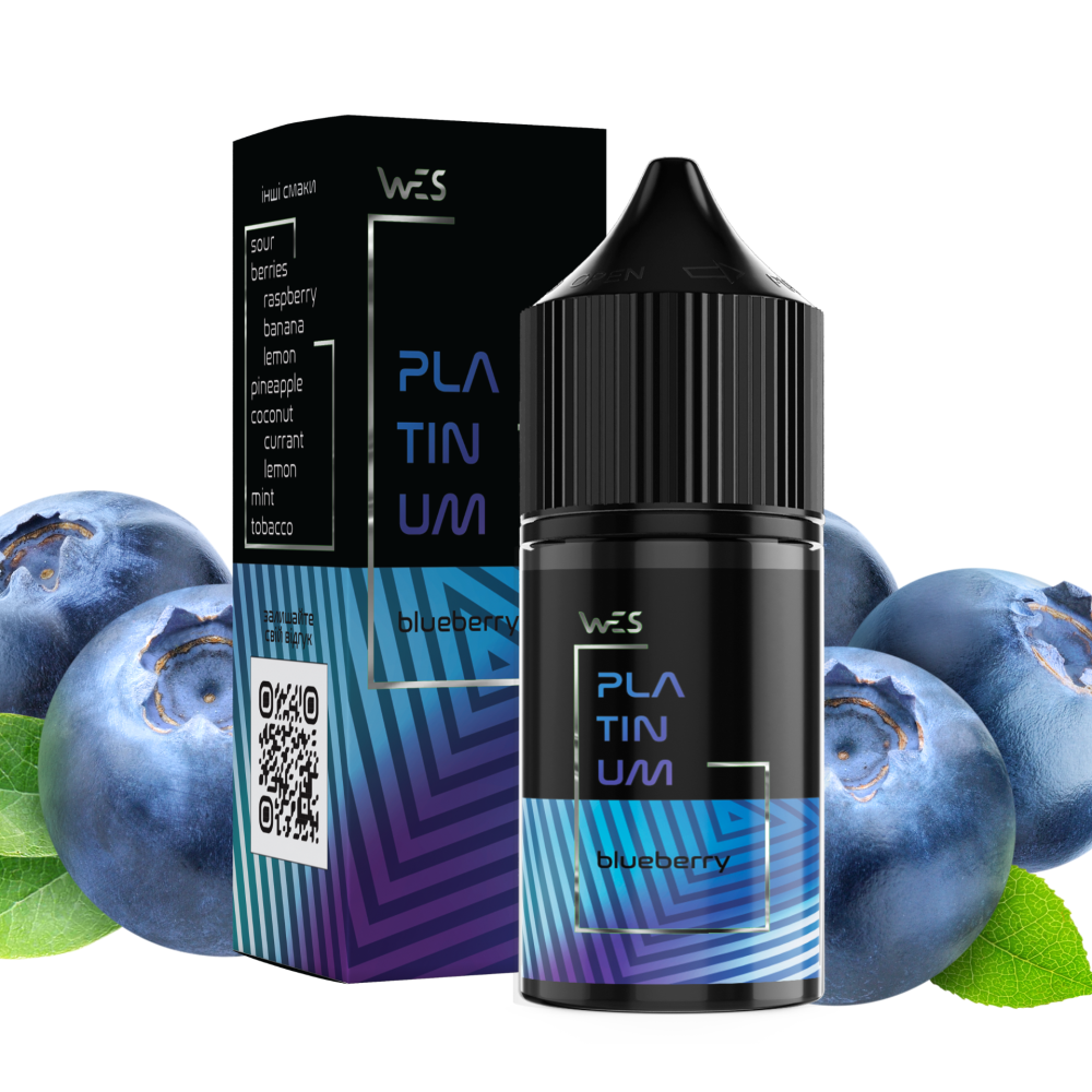 Ароматизатор Wes Platinum Blueberry (Чорниця) 10ml - Wes 30ml