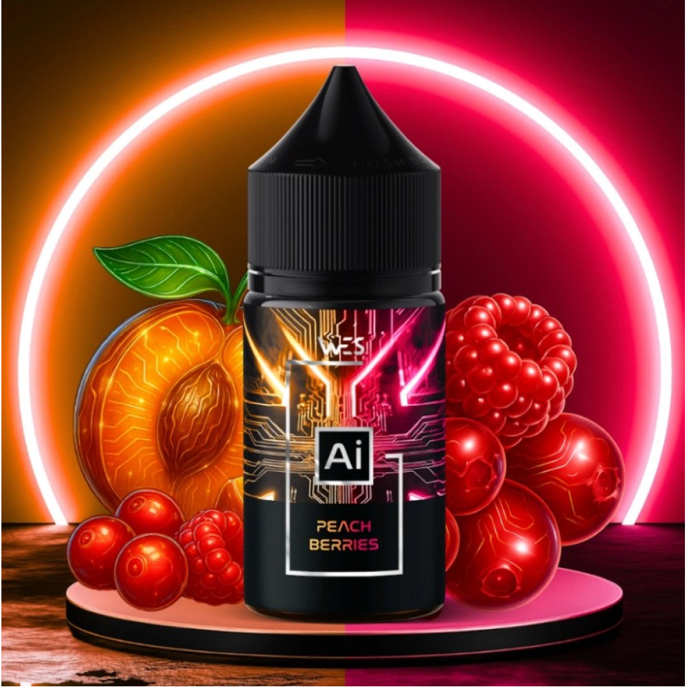 Ароматизатор Wes AI Peach Berries 30ml - Wes AI 30мл