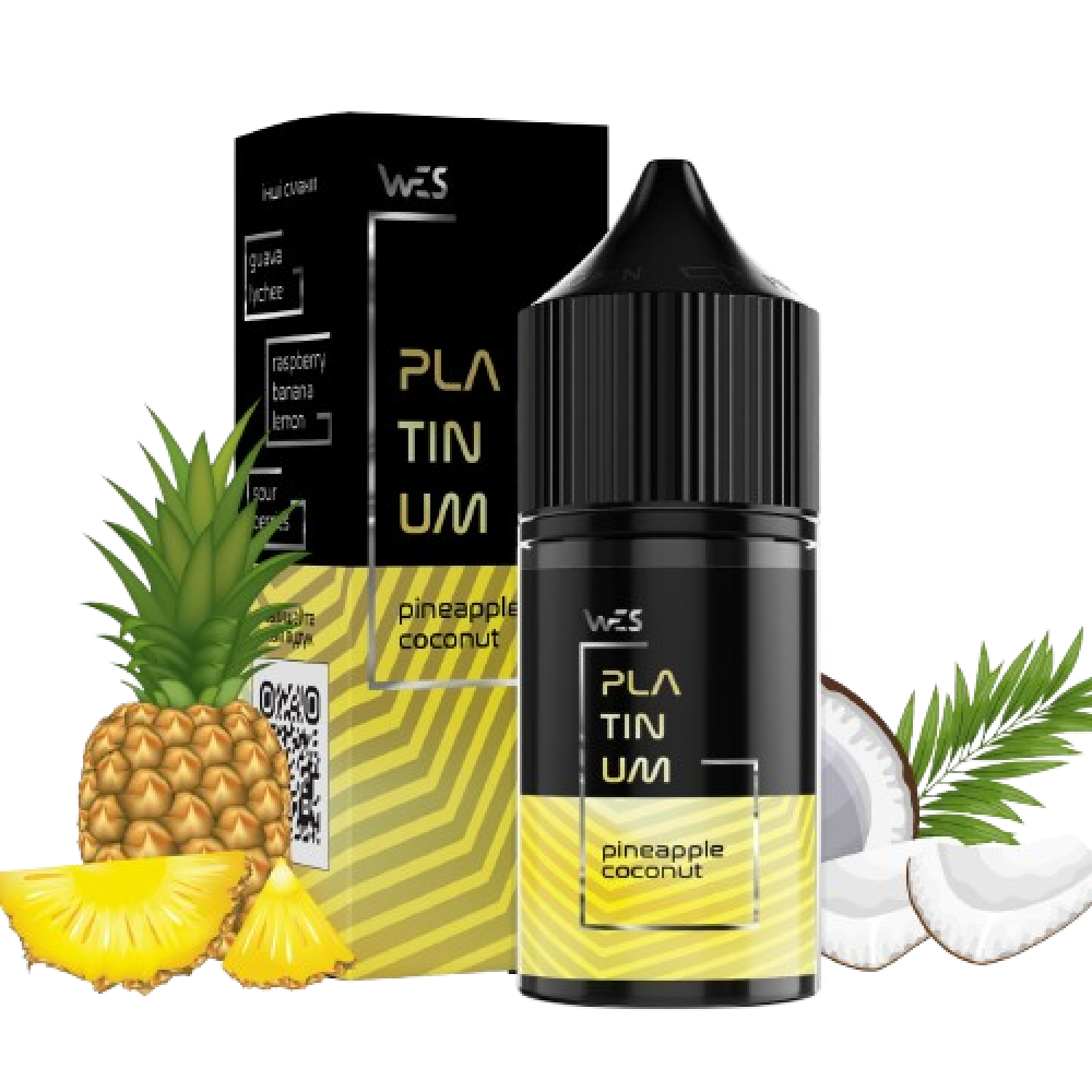 Ароматизатор Wes Platinum Pineapple Coconut (Ананас Кокос) 10ml - Wes 30ml