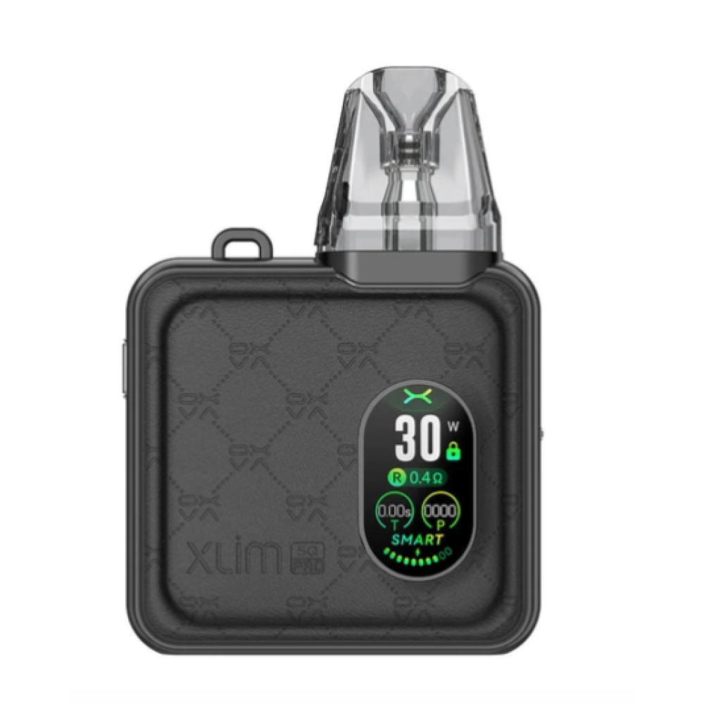 Oxva Xlim SQ Pro Black Leather Pod (Чорна Шкіра) - Oxva Xlim Sq Pro