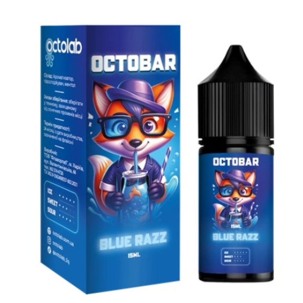 Ароматизатор Octobar NFT Blue Razz (Блакитний лимонад) 30ml - Octobar NFT 30ml
