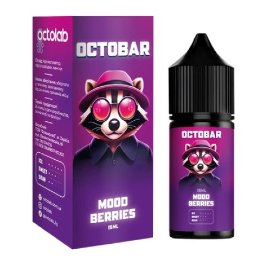 Ароматизатор Octobar NFT Mood Berries (Лісові Ягоди) 30ml - Octobar NFT 30ml