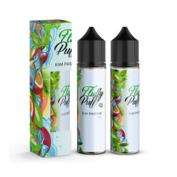 Ароматизатор органічний Fluffy Puff 60ml Kiwi Passion Ice (Ківі Маракуя Холод) - Набори для самозамісу органічні смакопередача Холодні
