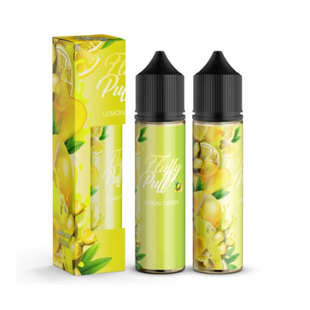 Ароматизатор органічний Fluffy Puff 60ml Lemon Candy (Лимонна Цукерка) - Fluffy Puff 60ml