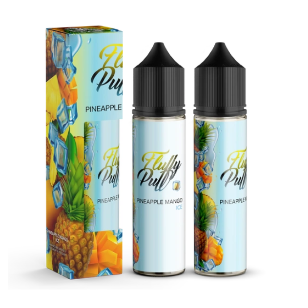 Ароматизатор органічний Fluffy Puff 60ml Pineapple Mango Ice (Ананас Манго Холод) - Fluffy Puff 60ml
