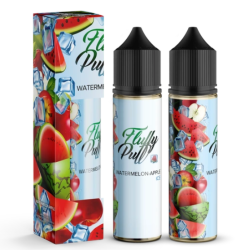 Ароматизатор органічний Fluffy Puff 60ml Watermelon Apple Ice (Кавун Яблкуо Холод) - Набори для самозамісу органічні смакопередача Холодні