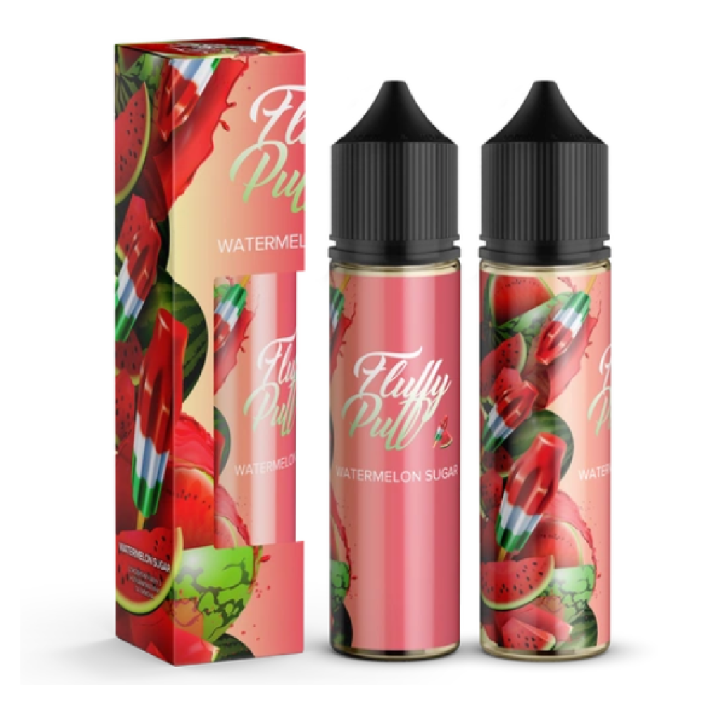 Ароматизатор органічний Fluffy Puff 60ml Watermelon Sugar (Цукровий Кавун) - Fluffy Puff 60ml