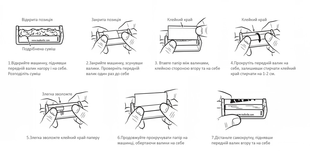 Машинка для самокруток RAW Roller 70 Adjustable 2-Way